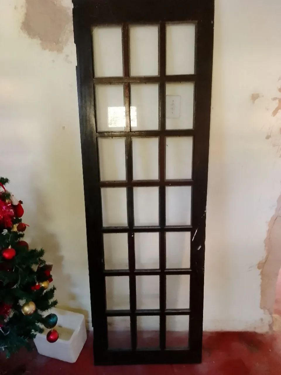 Porta de madeira com vidros - Foto 3