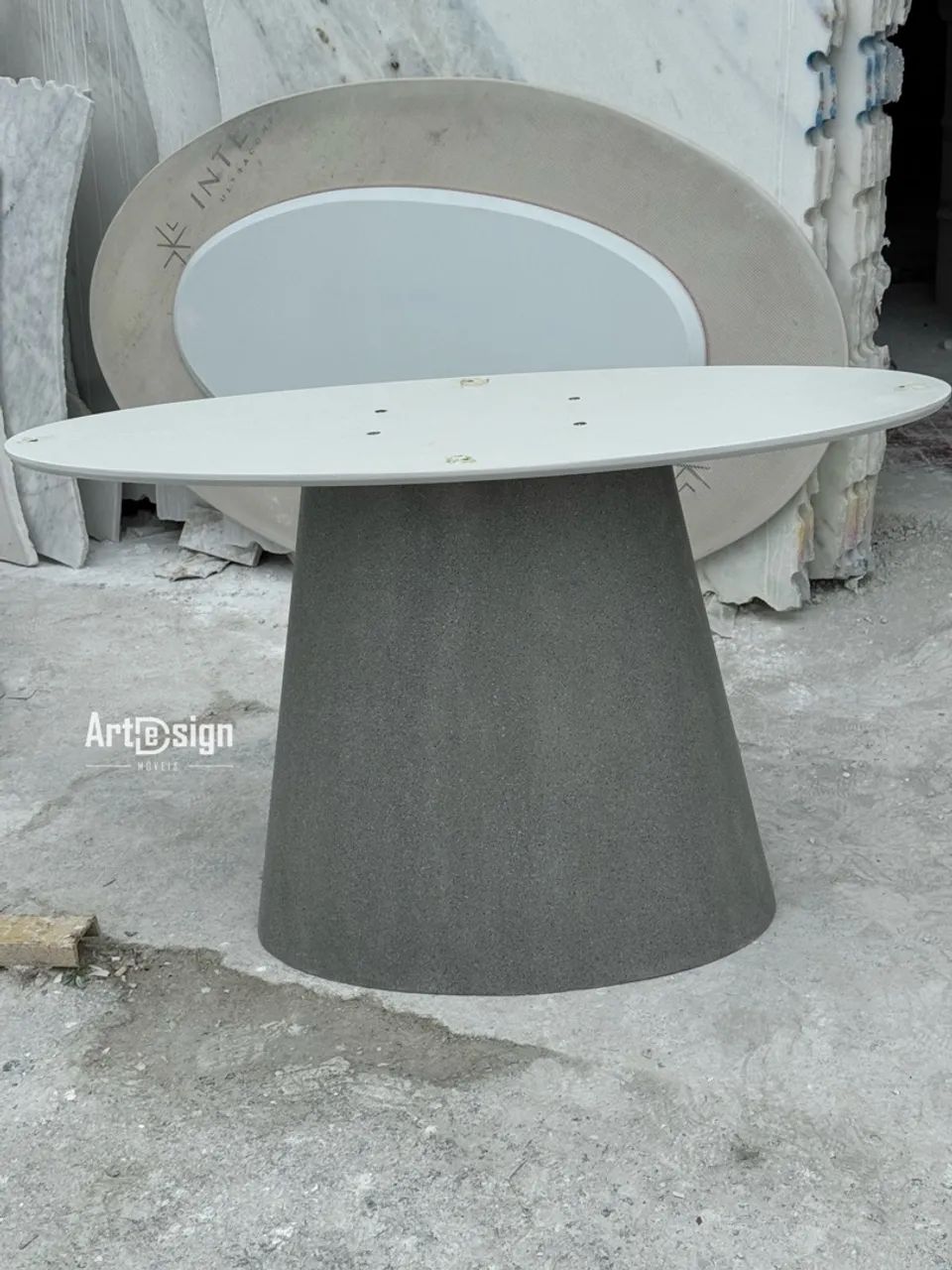 Mesa de mármore verde Guatemala cone granilite  - Foto 3