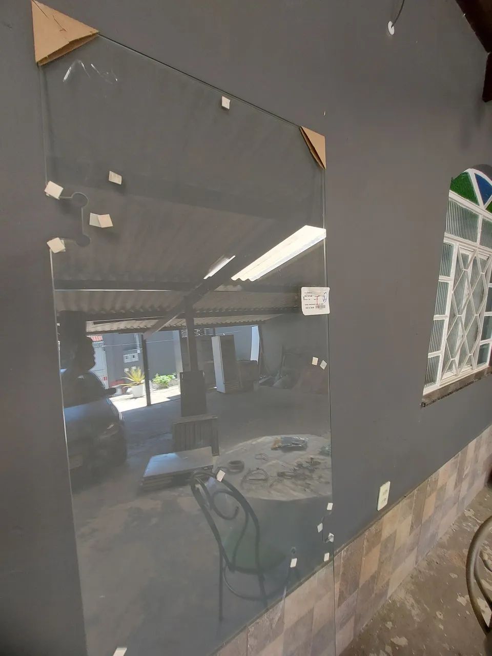 Porta blindex para banheiro  nova nuca usada medida 2,04x0,59 medida 2,04x0,59