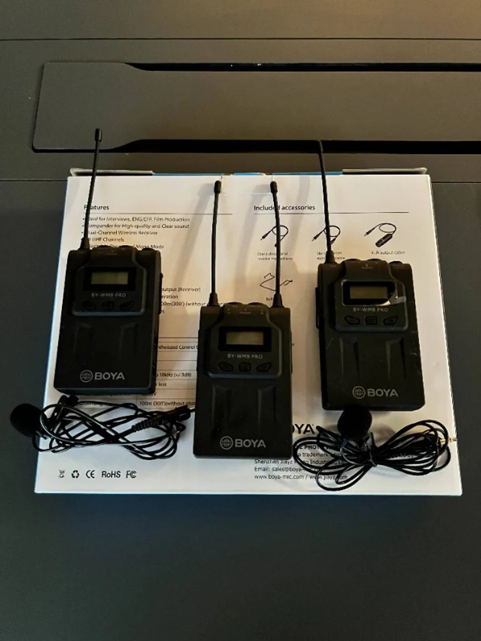 Sistema de Microfone Sem Fio By-WM8 Pro-K2 Boya - Foto 2