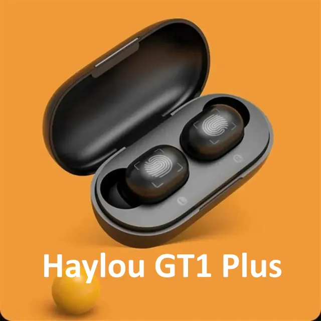 Fone Haylou GT1 Plus (Xiaomi), TWS Bluetooth, Microfone, IPX5, Qualcomm, Semi-novo
