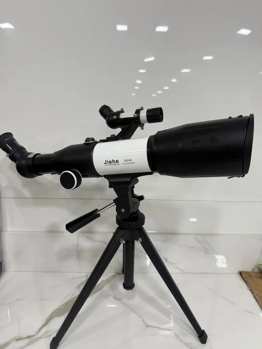 Telescópio Astronômica l  JIEHE  350x60 para observadores do céu  - Foto 2
