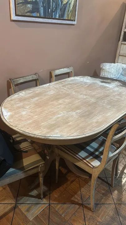 Extendable Dining Table with 6 Chairs65153864494081120