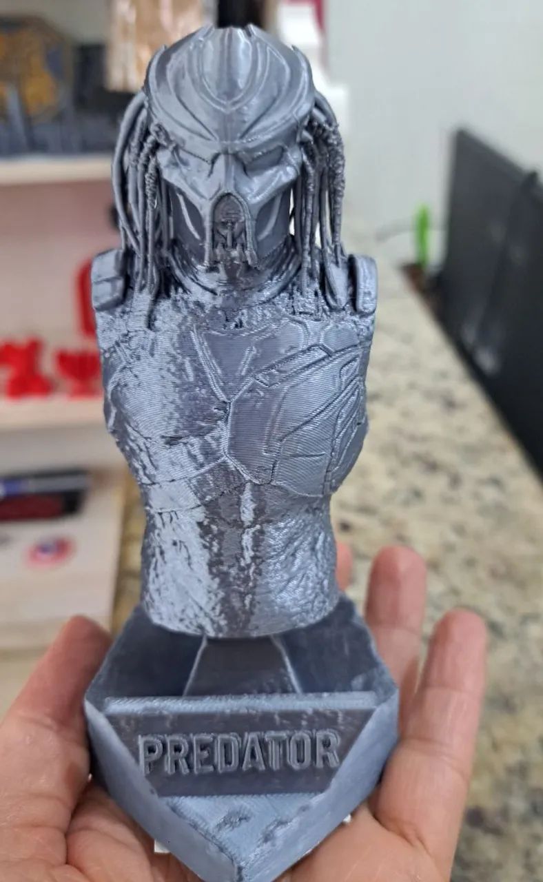 Busto Predator 3D impresso  - Foto 3