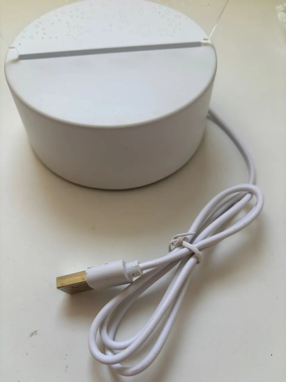 Luminária LED Decorativa de Estrelas - Abajur - Foto 4