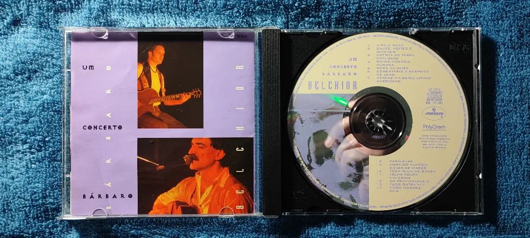 CD Belchior - Um Concerto Bárbaro Acústico Ao Vivo - CDs, DVDs etc