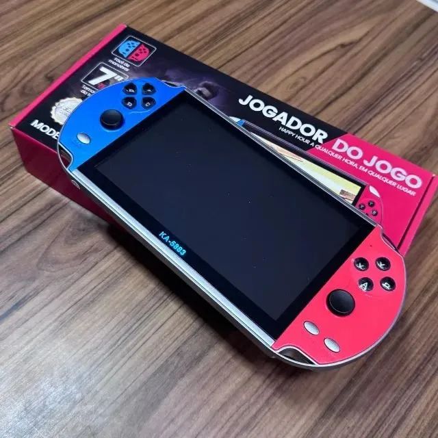 Vídeo Game Portátil Retrô Kapbom KA-5883 - Tela Grande 7" com 1000+ Jogos e Funções Extras - Foto 6