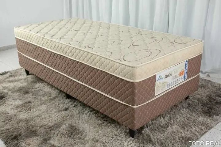 Cama Box Solteiro D33 Rondomoveis - Entrega Rápida! 