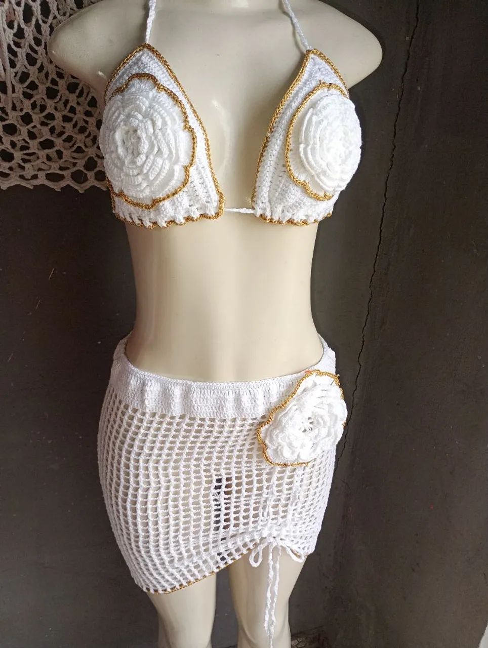 Conjunto de crochê  - Foto 2