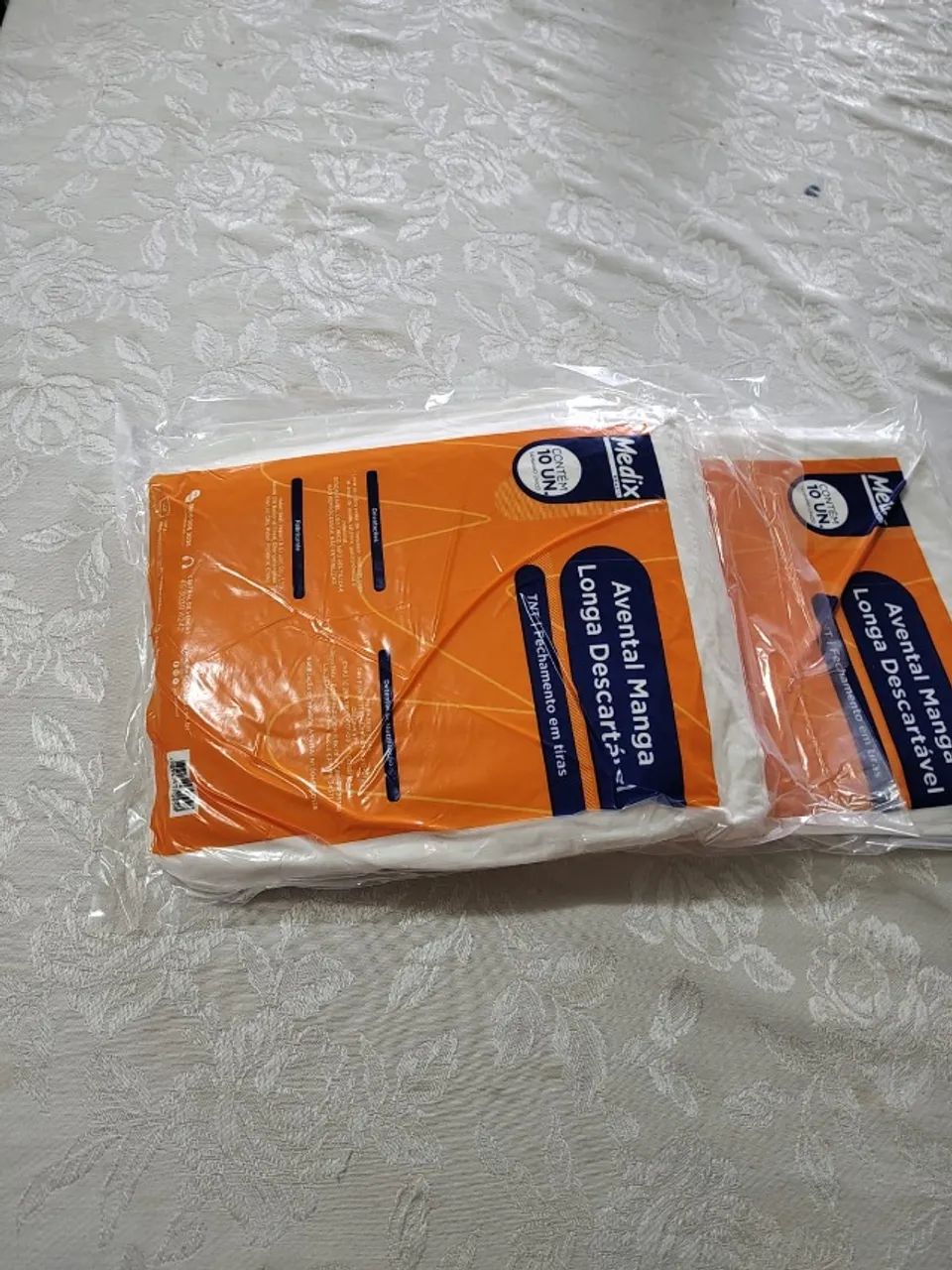 Avental Descartável Manga Longa 40g - Pacote com 10 unidades - Foto 2