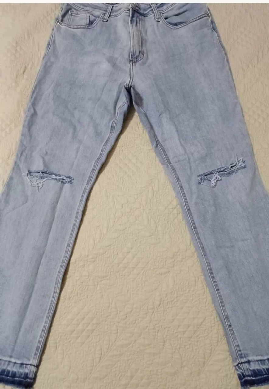 Calça Jeans 46 Eanséria Azul Claro