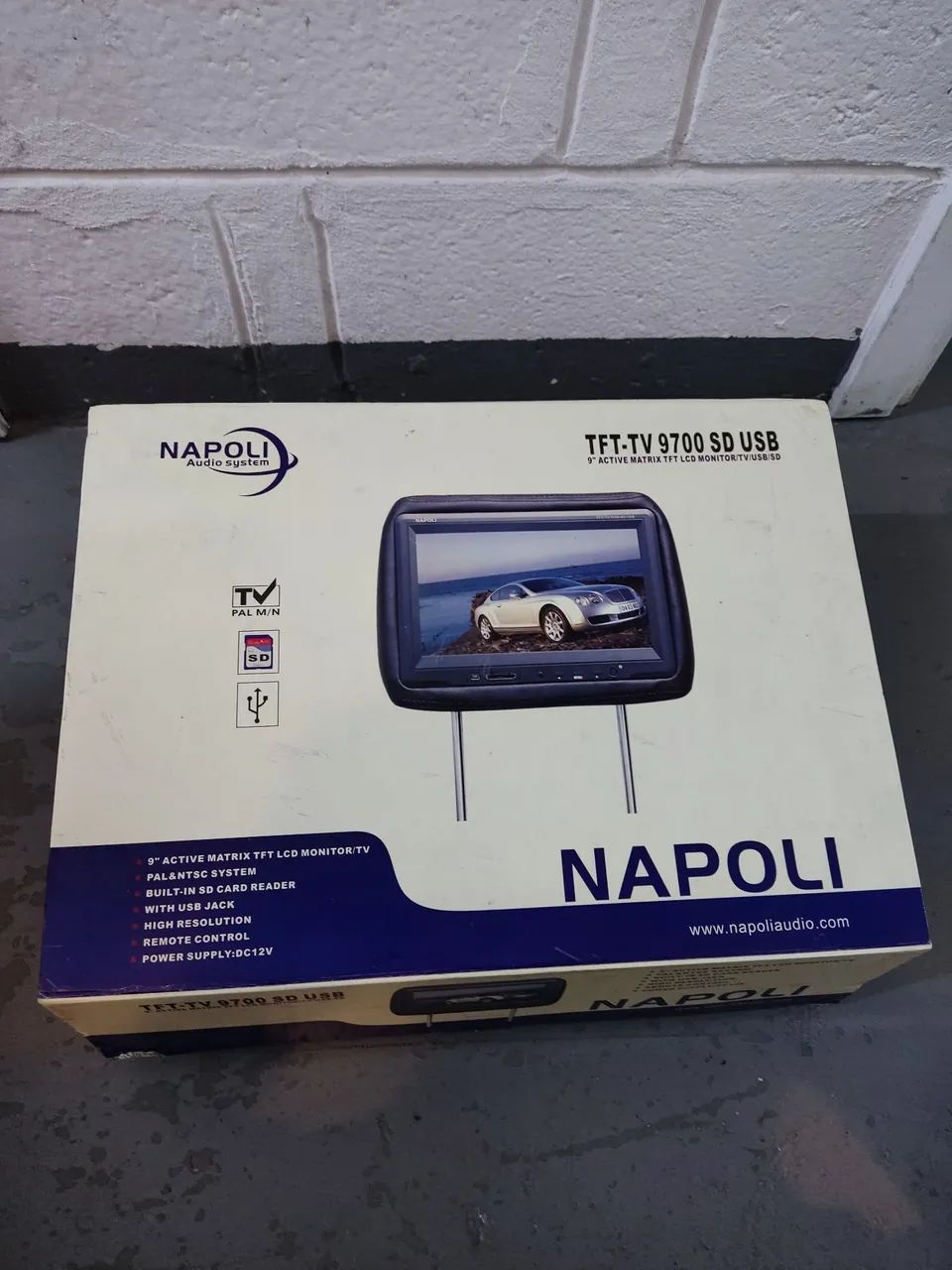 DVD TV carro Napoli modelo 9700 - Foto 3