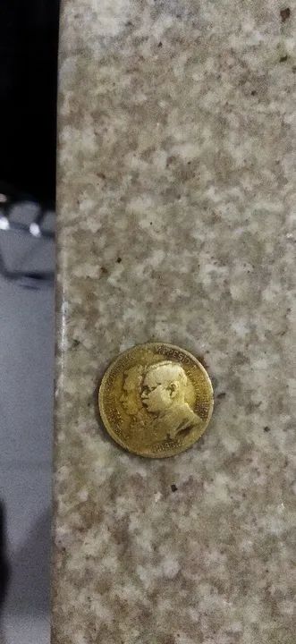 Moeda antiga de 1000reis do centenário 1822a1922