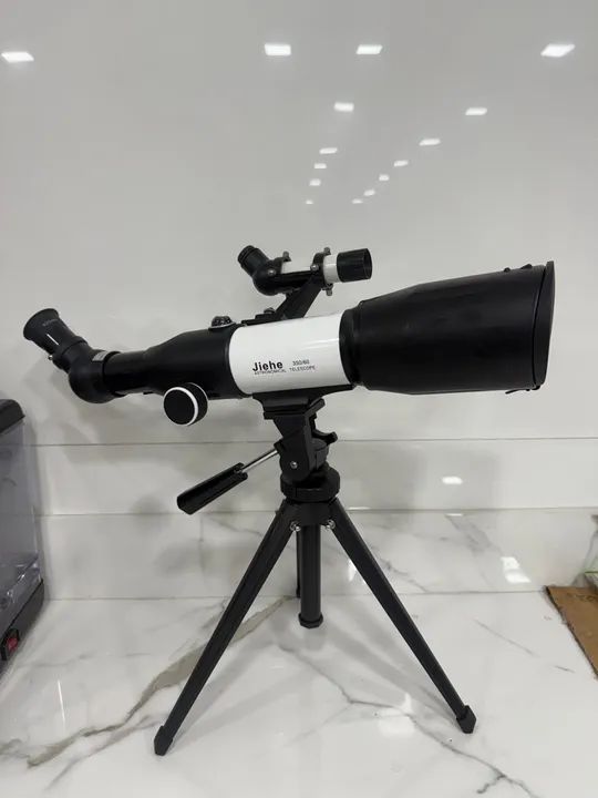 Telescópio Astronômica l  JIEHE  350x60 para observadores do céu  - Foto 3
