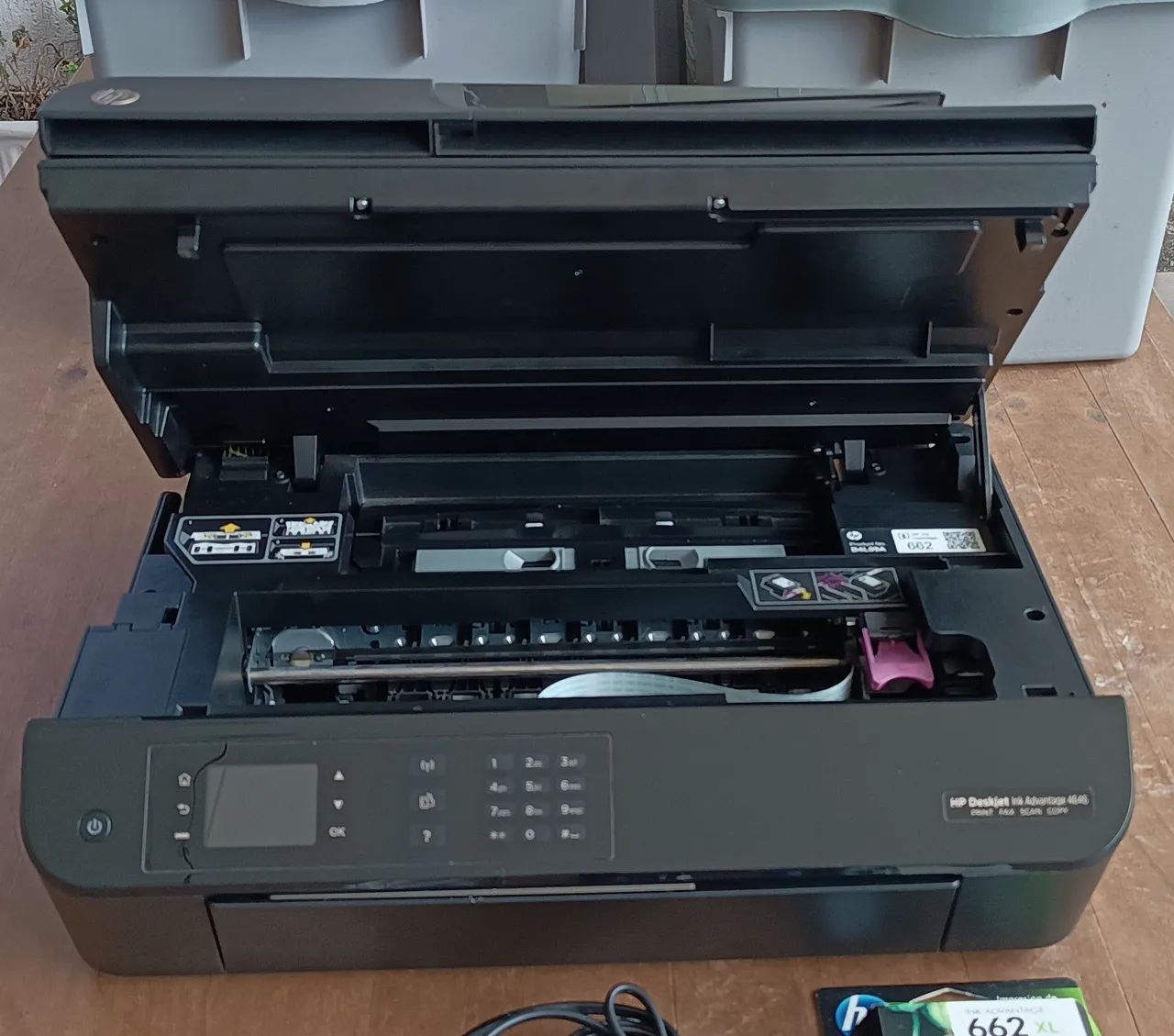 HP 4646 (defeito) com dois cartuchos novos - Foto 2