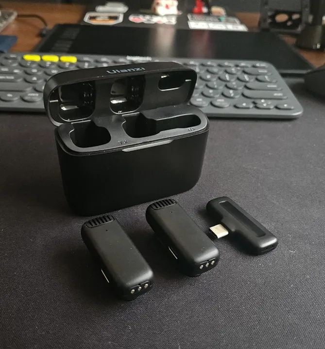 Microfone Sem Fio Ulanzi J12 Conector USB tipo C