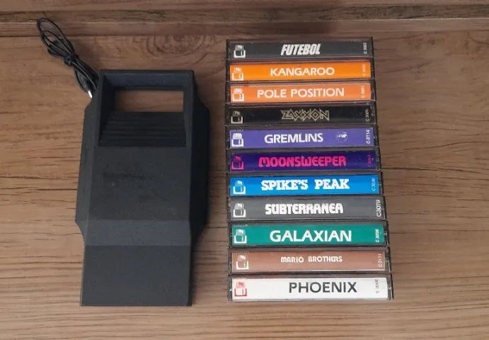 Atari 2600 Supercharger canal 3 com 11 fitas k7 originais - Foto 3