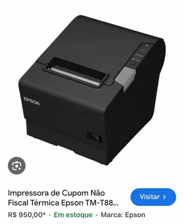 Impressora de cupom nao fiscal 