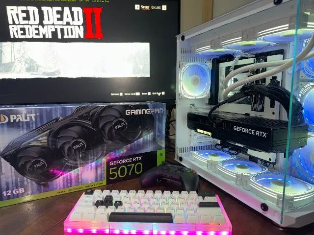 PLACA DE VÍDEO RTX 5070 GAMING PRO - PALIT - GDDR7 - Na caixa - lançamento  - Foto 2
