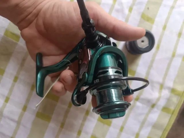 Molinete para pesca serie D1000 novo na caixa alta qualidade promoção - Foto 5