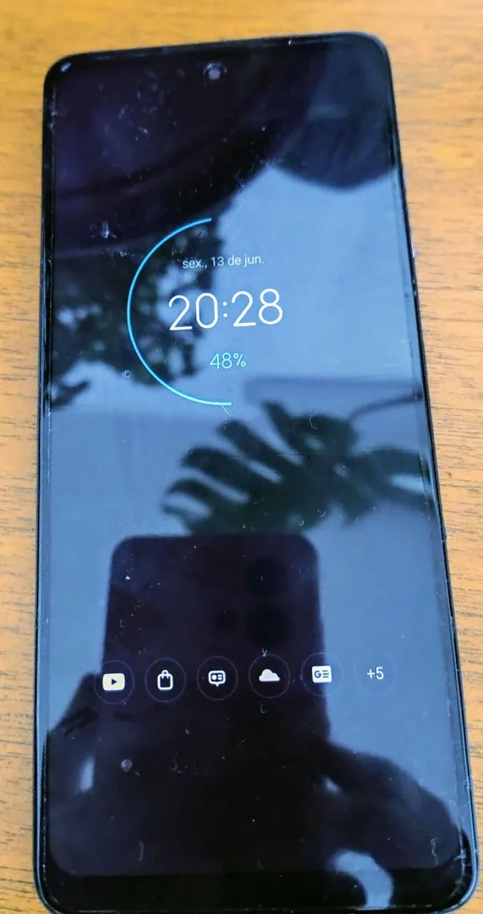 Moto G60 128GB Azul - Bom Estado + Capa