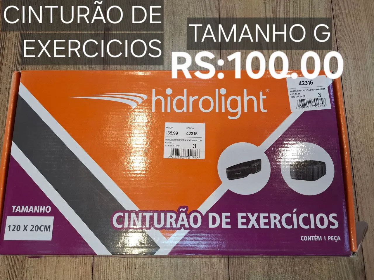 CINTURÃO DE EXERCICIOS HIDROLIGHT 