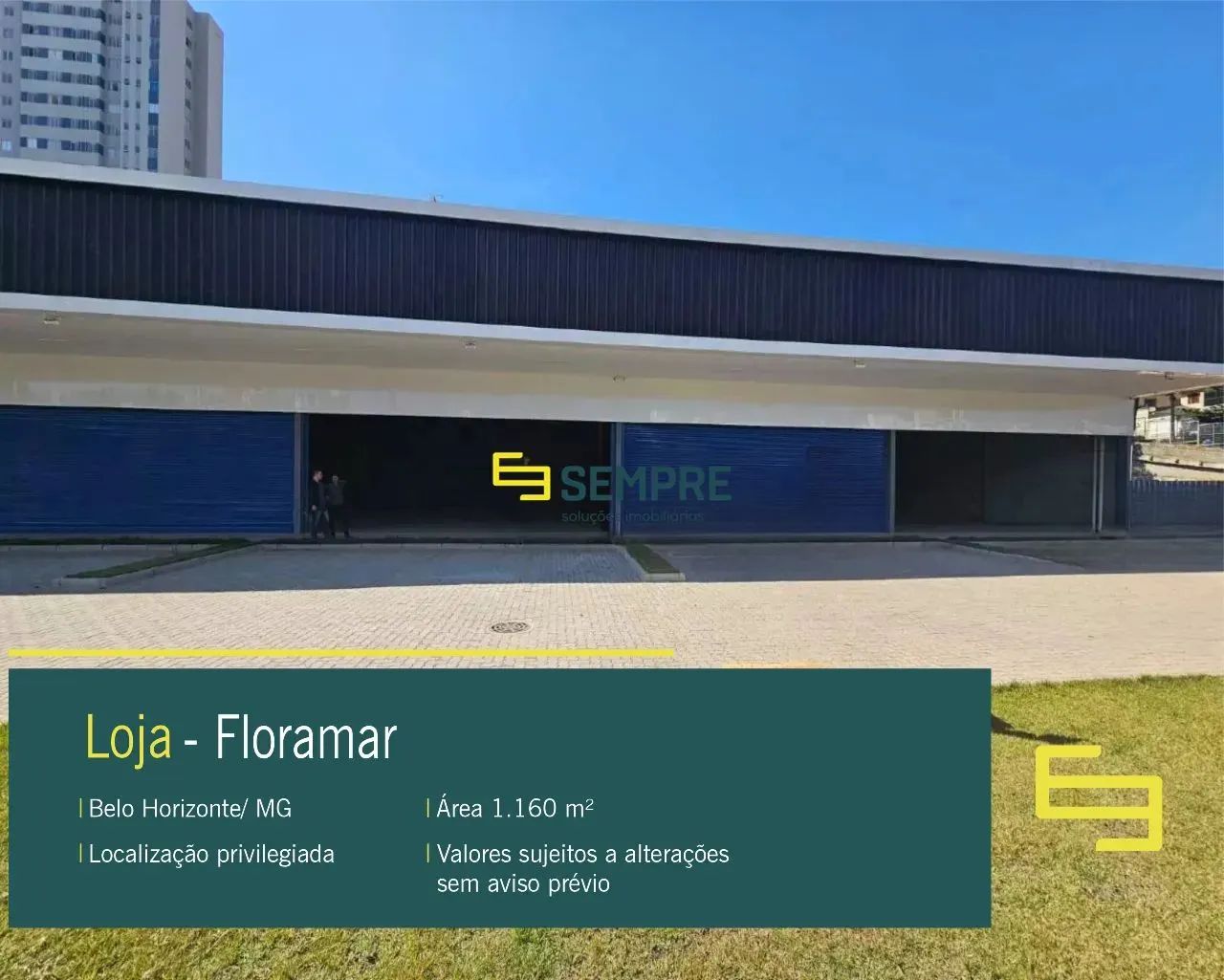 Loja para alugar em BH no Floramar