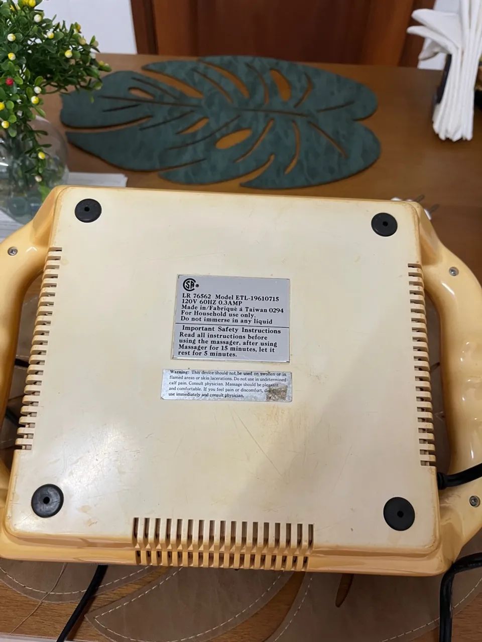 Massageador importado eletrico 110 V  - Foto 2