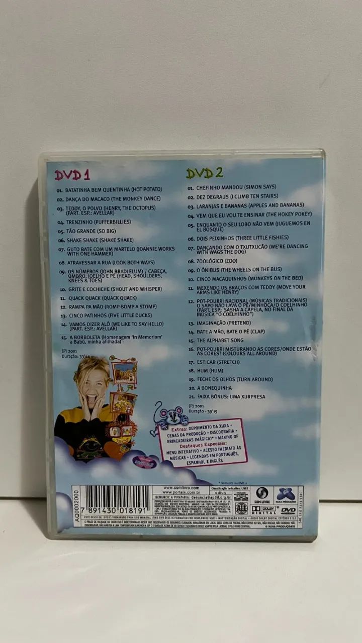 DVD - Xuxa: Só Para Baixinhos 1 & 2 - Foto 3