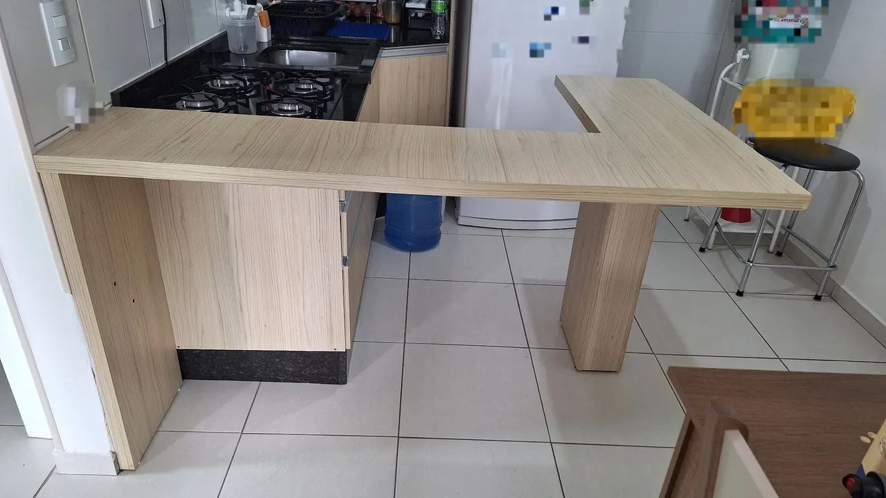 Mesa bancada em L64307305445635121