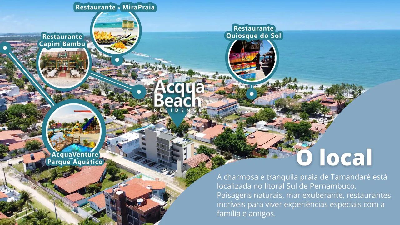 Apartamento para venda com 61m²  com sala, 2 quartos,1 suite, 2 WC e cozinha e Tamandaré - - Foto 4