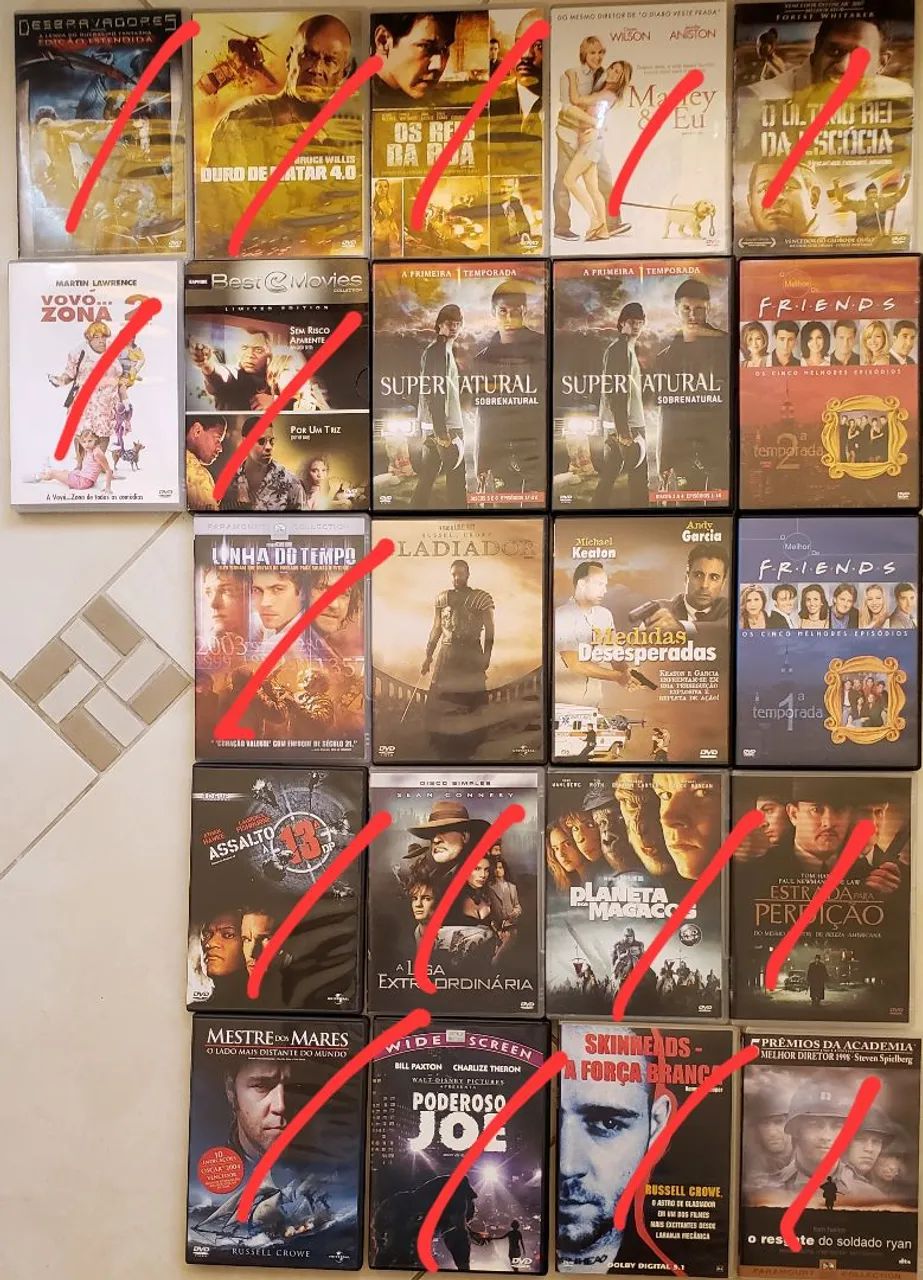DVDS ORIGINAIS - 04 por 10,00