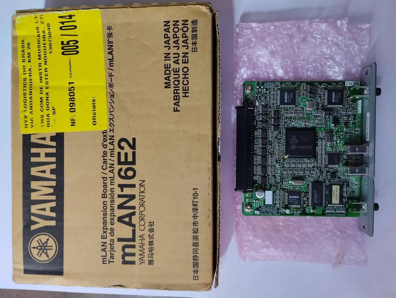 Motif XS Placa de Expansão mLAN Yamaha mLAN16E2 - Instrumentos