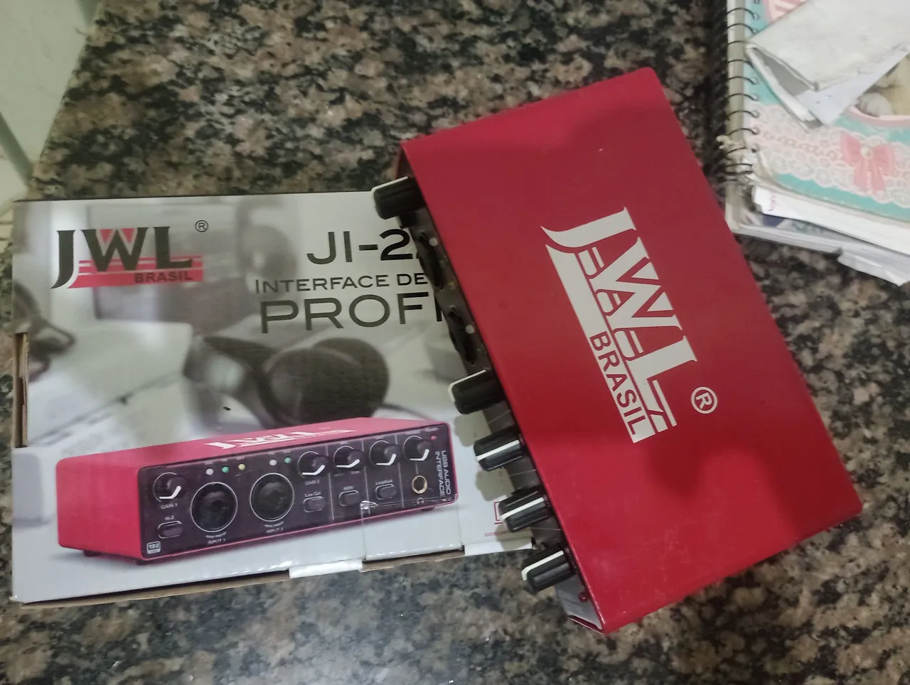 Interface de Áudio JWL JI-2 Profissional