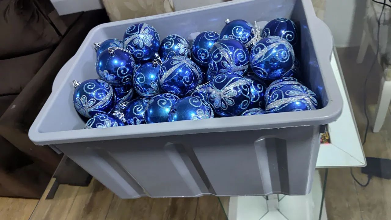 Kit Bolas Natalinas - Azul