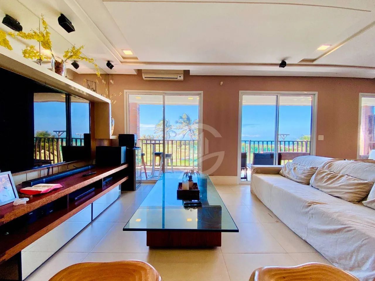 AP Porteira Fechada com vista de 180º total para o Mar do porto das Dunas, condomínio Bout - Foto 11