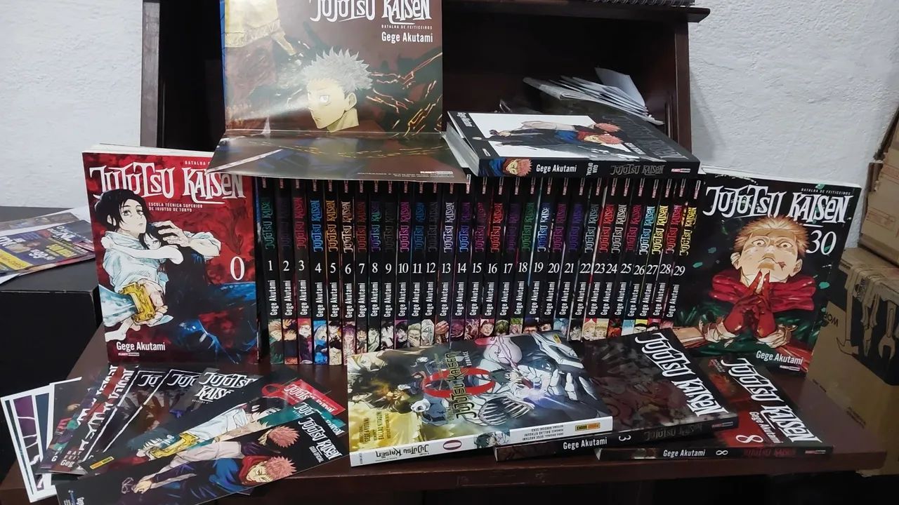 Jujutsu Kaisen 0 ao 30 e Poster + Variantes + Guia Oficial + 0 Novel - Foto 2