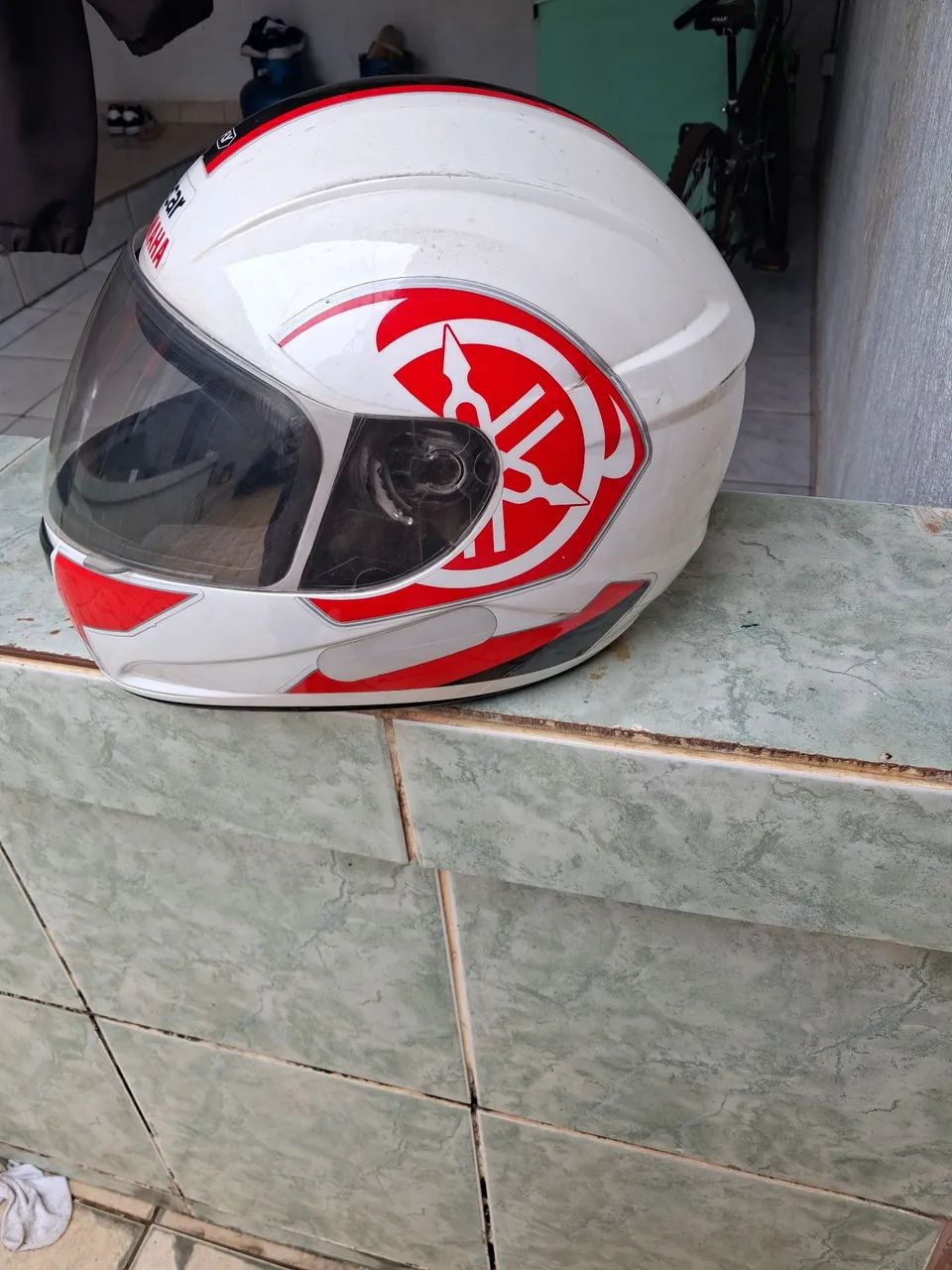 Vendo capacete,  um branco e um azul ,número 60,  - Foto 4