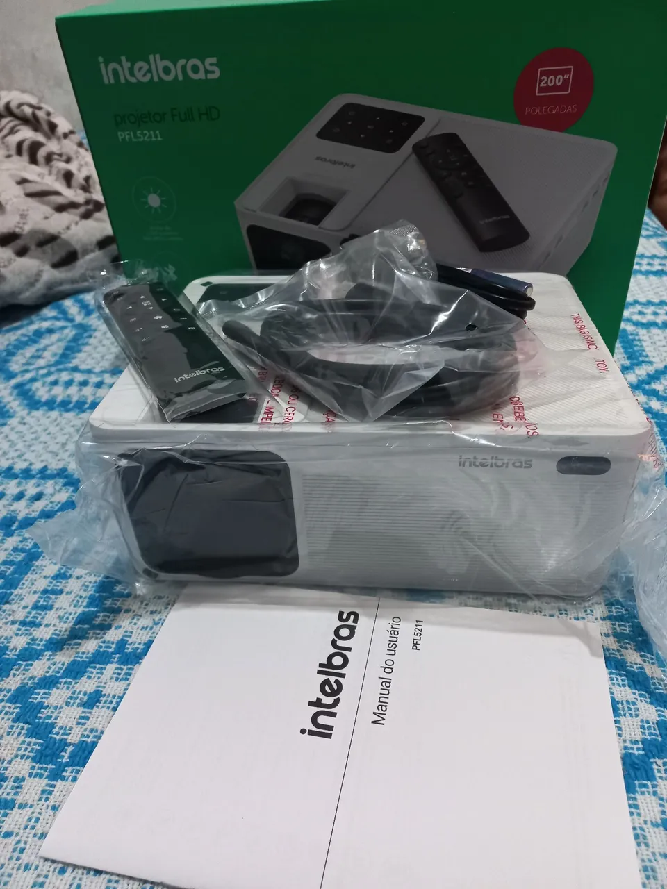 Projetor Intelbras Full HD PFL 5211 - Novo na Caixa!