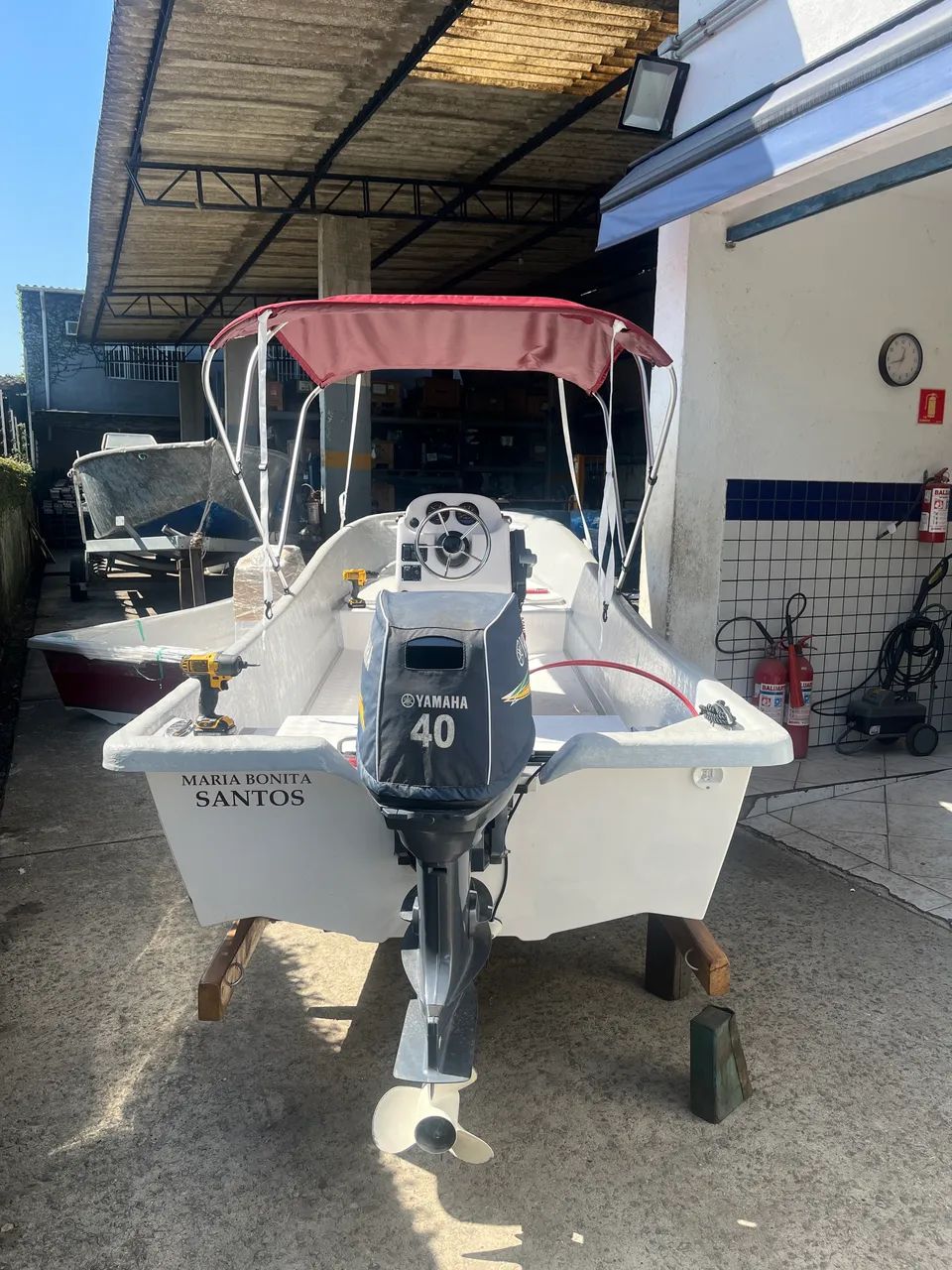 Panga 16 novissima com motor Yamaha 40 2 tempos - Foto 3