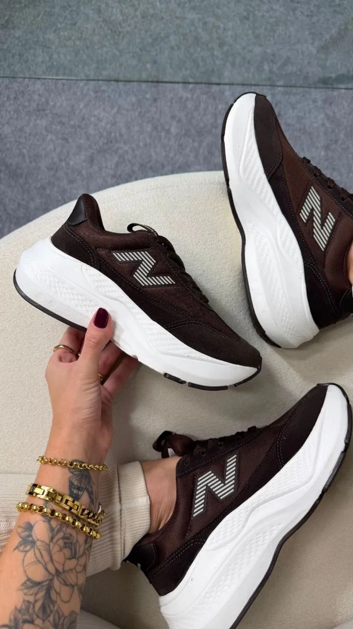 Tenis New Balance 2067 Marrom  - Foto 5