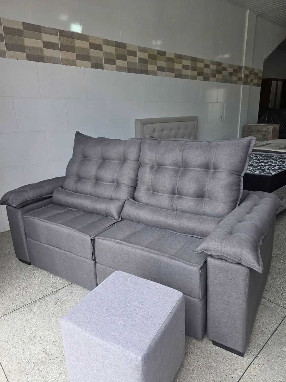 Sofá Retrátil e Reclin ável Luxo Entrega imediata  - Foto 2