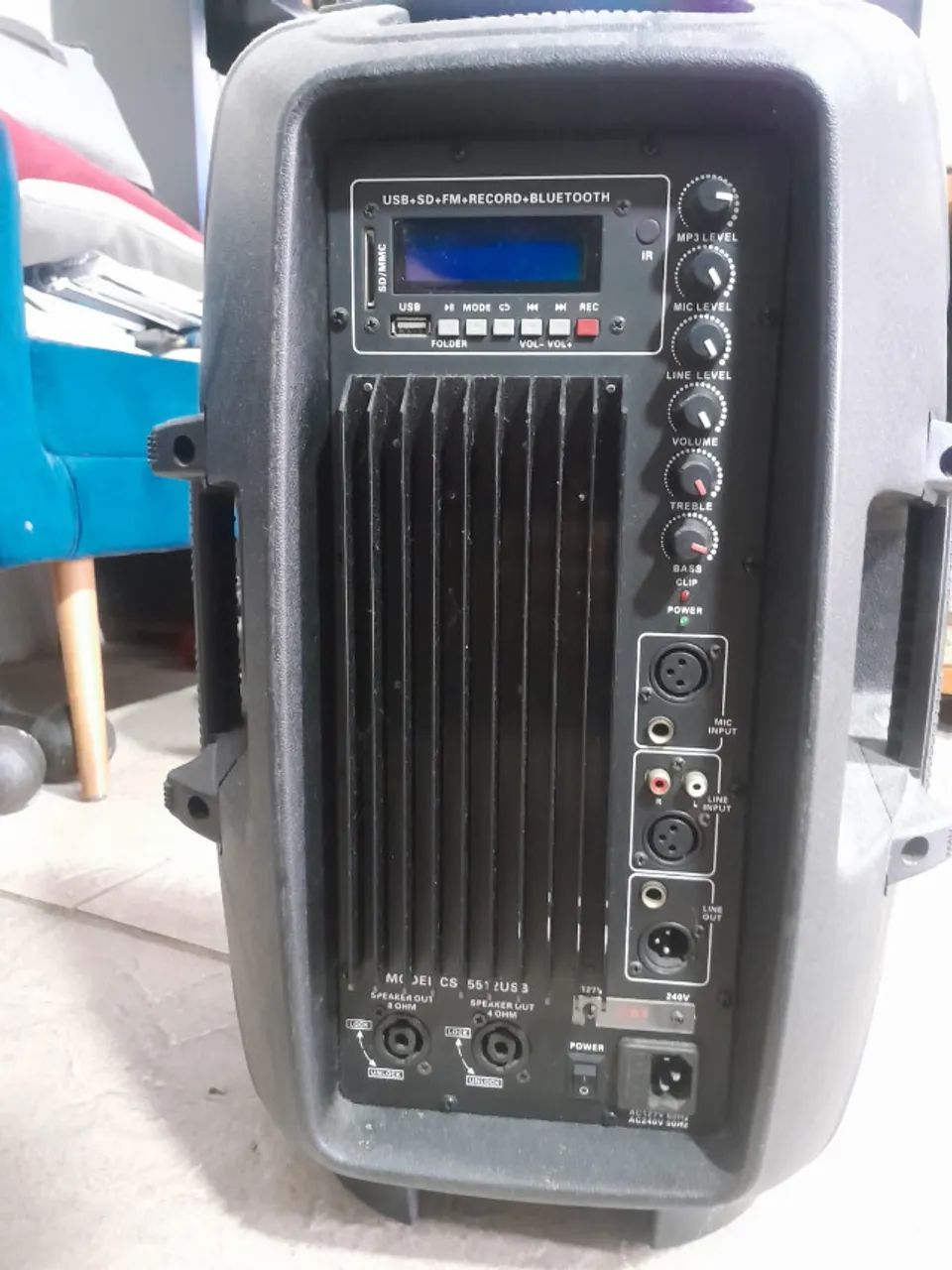 Caixa de Som CSR 5512USB Ativa 12? /caixa de som usada funcionando normal - Foto 2