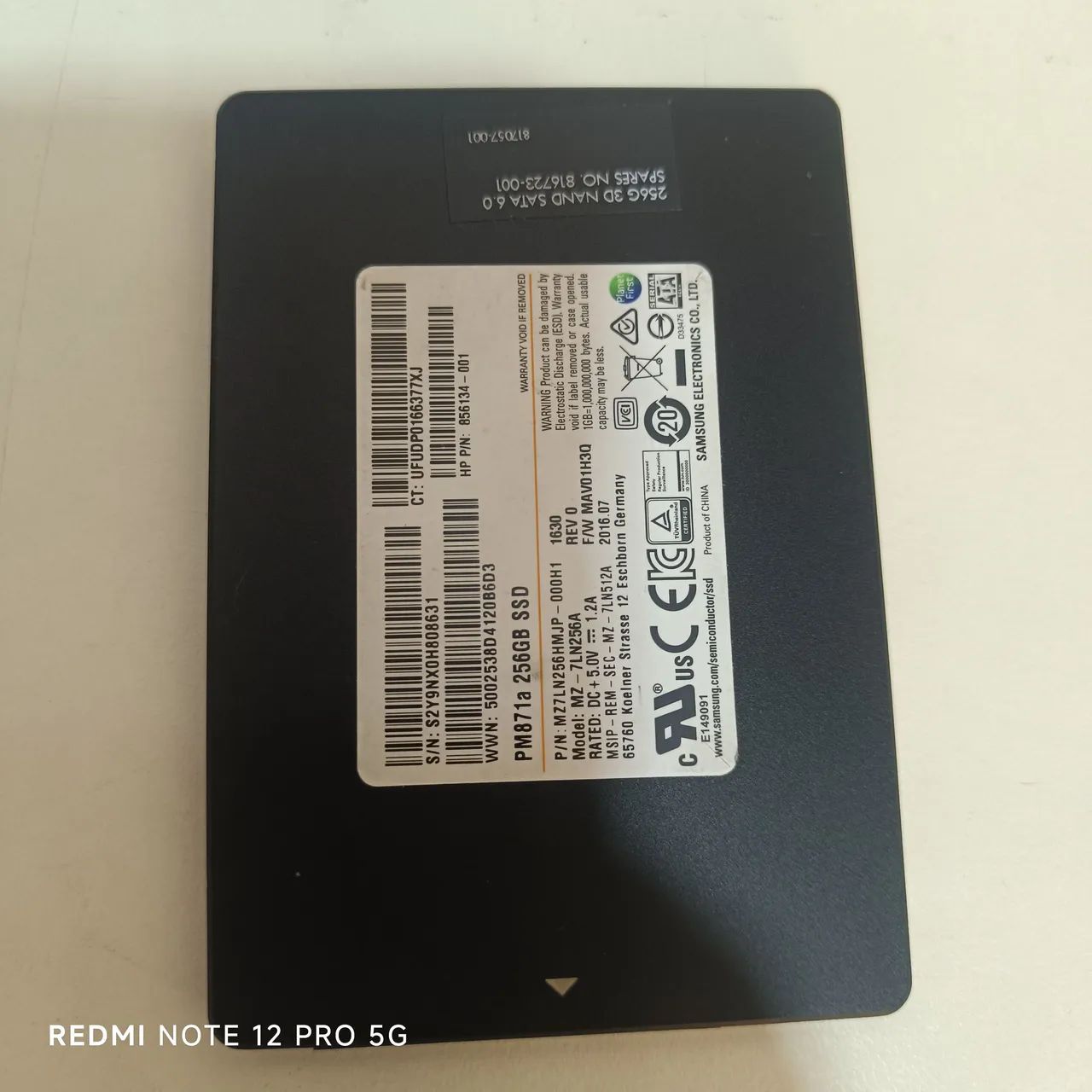 SSD SAMSUNG 256 GB 