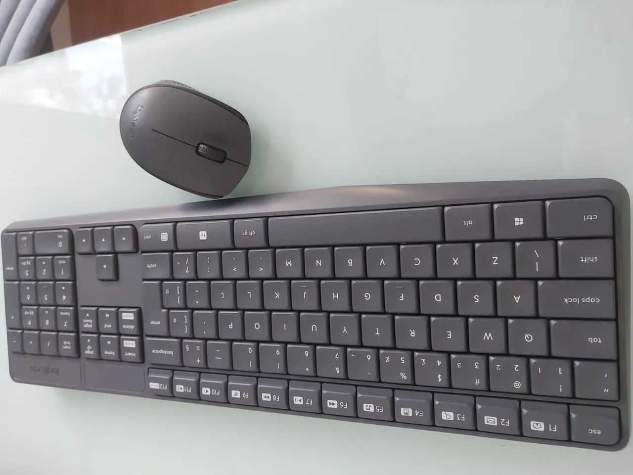 Teclado com mouse