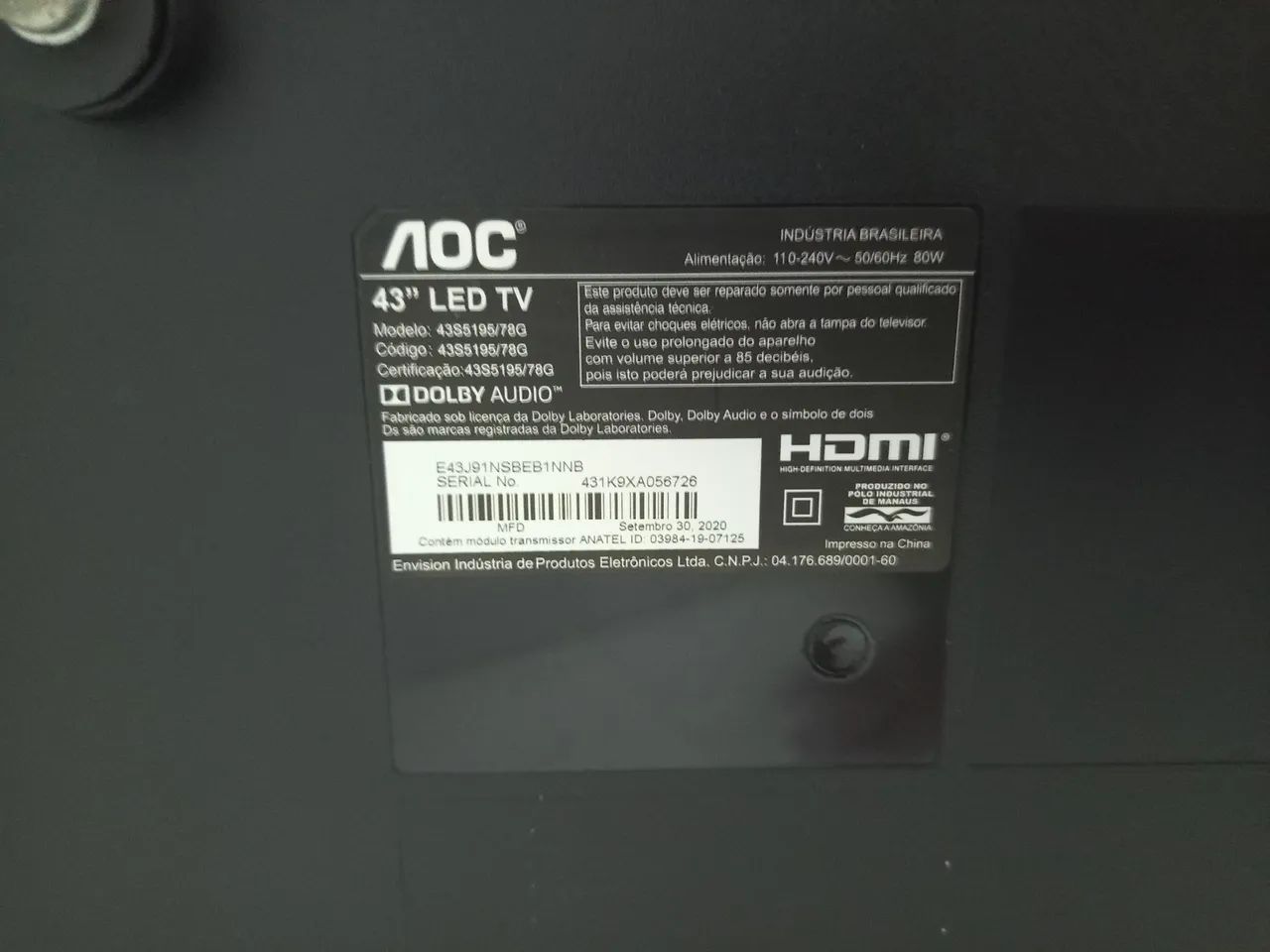 Vende-se  smartv AOC - Foto 2