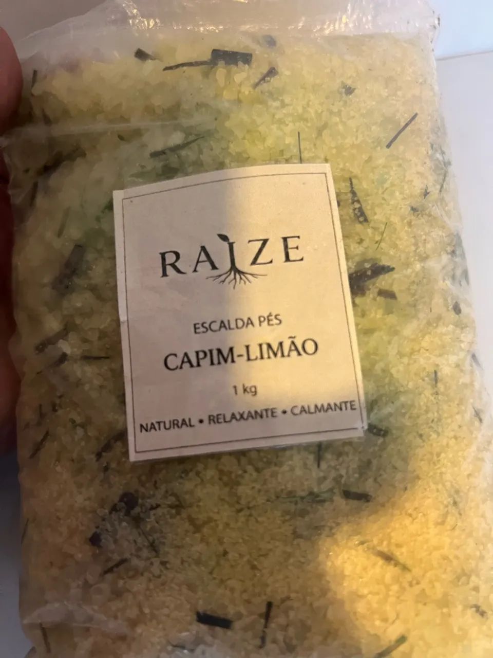 Escalda pés 1kg Capim limão  - Foto 3