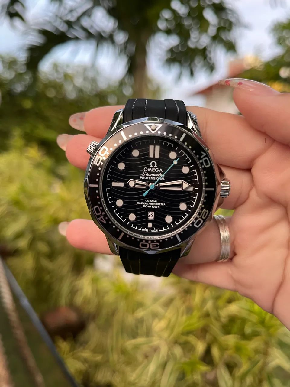 OMEGA SEAMASTER - FUNDO DE VIDRO - Foto 5