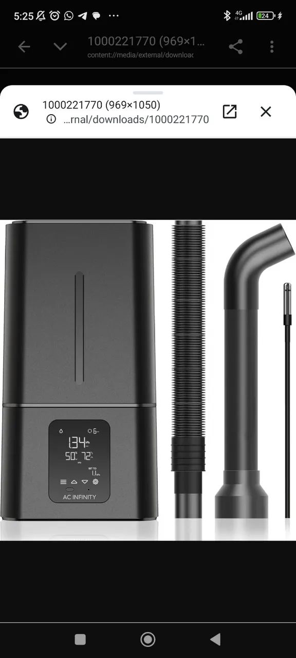 umidificador ac Infinity 15l
