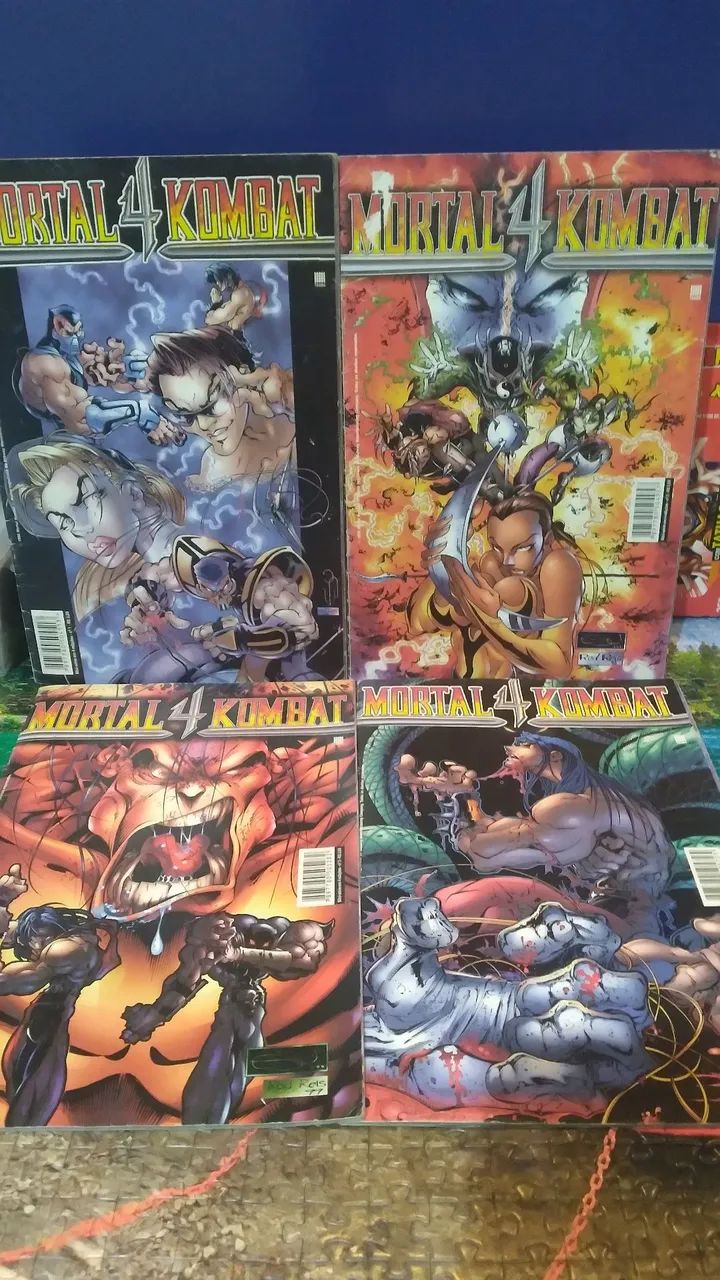 Hq Mini-serie Mortal kombat 4 editora TRAMA 